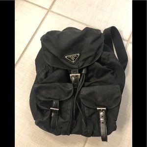 Black Prada Back Pack